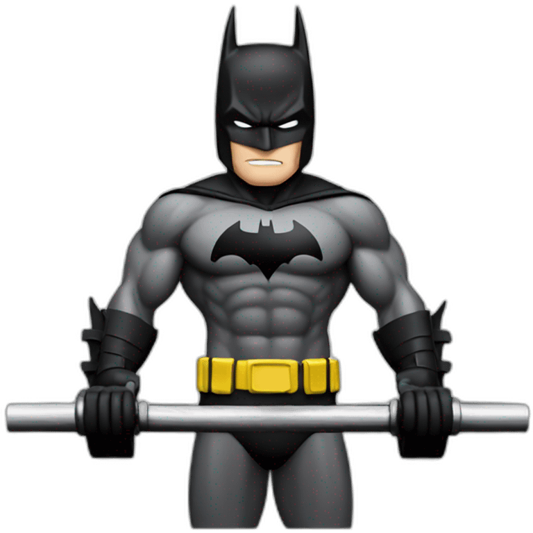 batman working out emoji