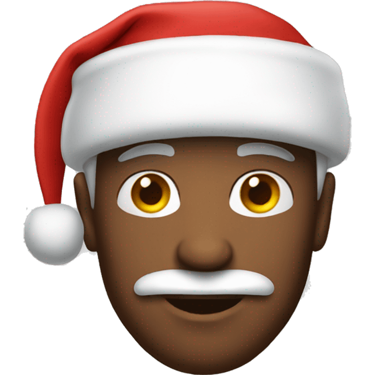 Man with Santa hat emoji