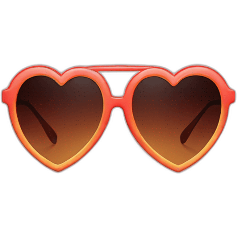 Heart-shaped-sunglasses emoji