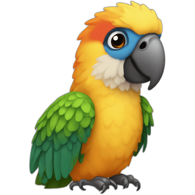 the parrot hatched emoji