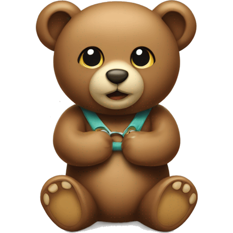 teddybear with loop  emoji