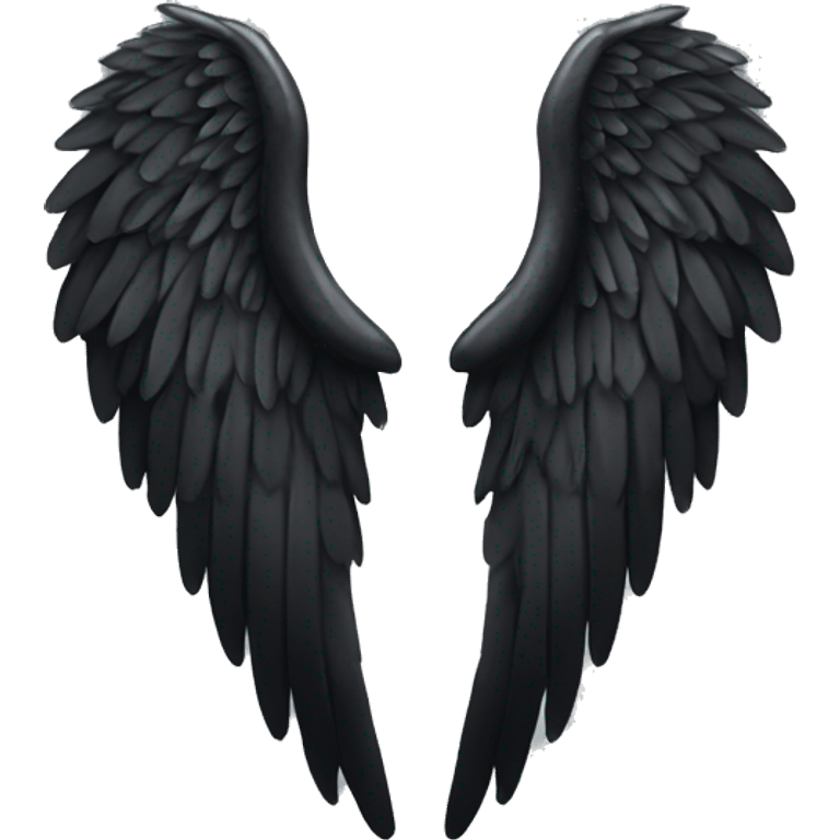 black angel wing emoji