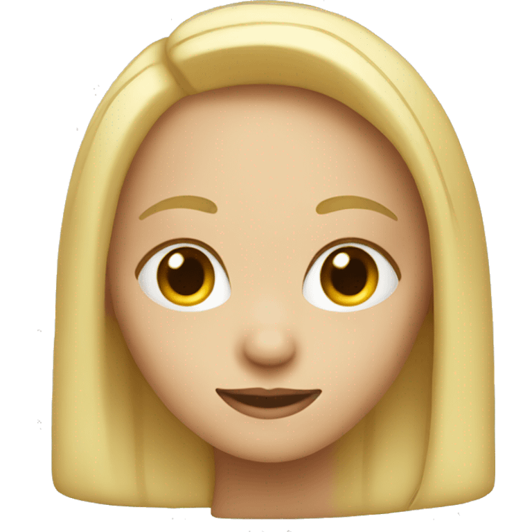 Blond girl emoji