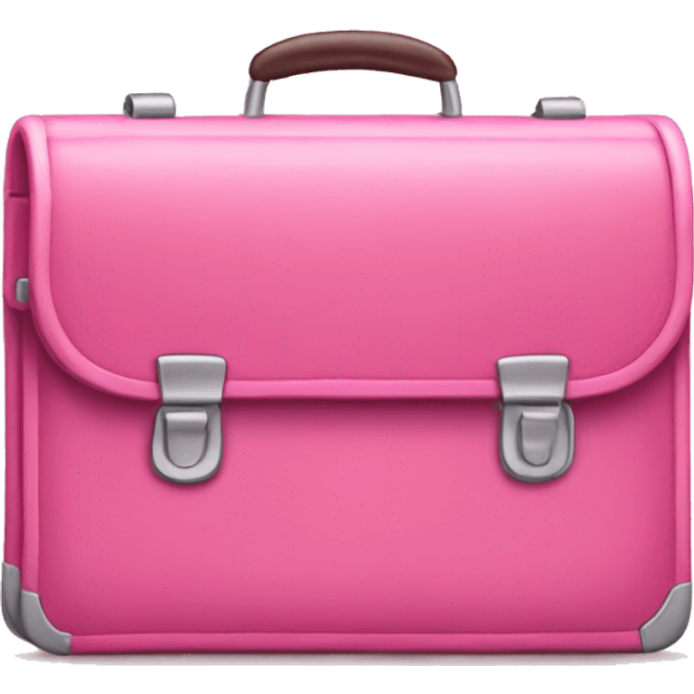 Pink briefcase emoji emoji