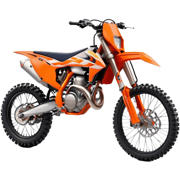 KTM Dirtbike - KTM 250 SX (Model Year: 2021) (Iconic colour: Orange) emoji