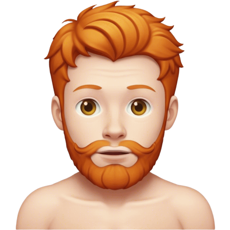 Ginger ugly man emoji