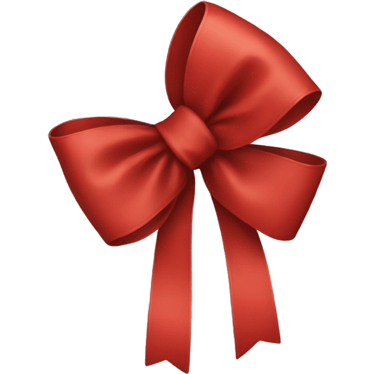 a red bow emoji