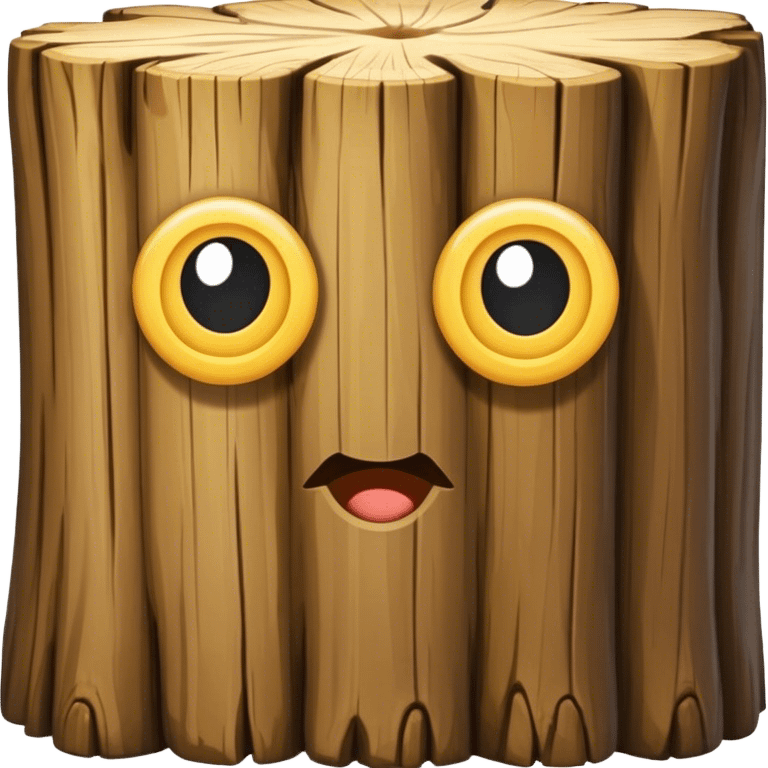 tree trunk block emoji