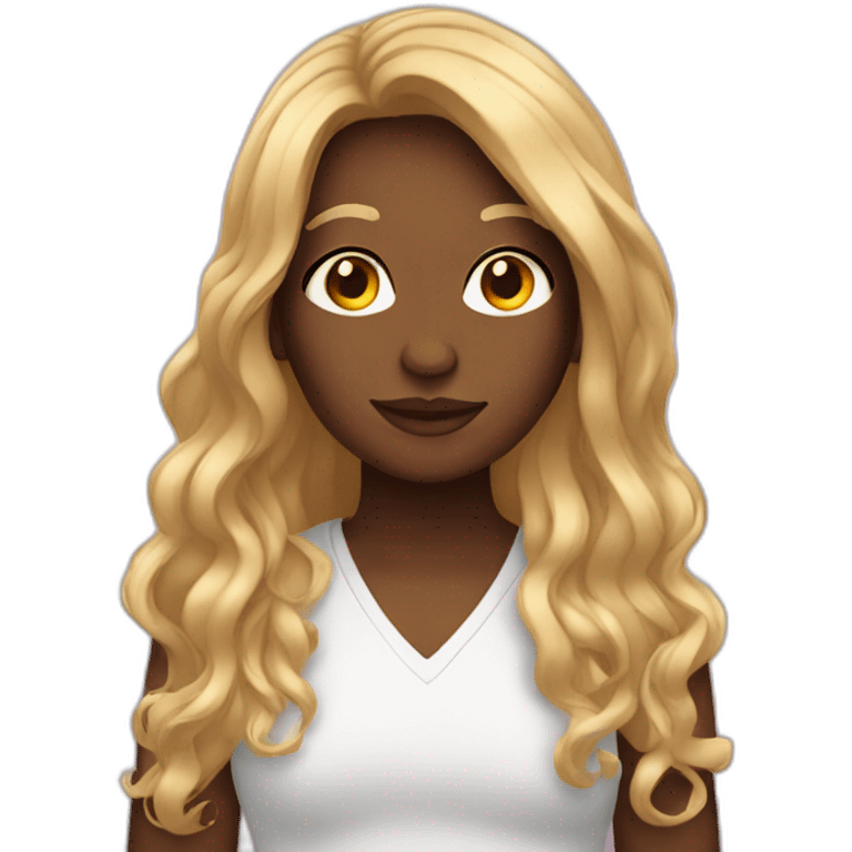 transwoman with long hair emoji