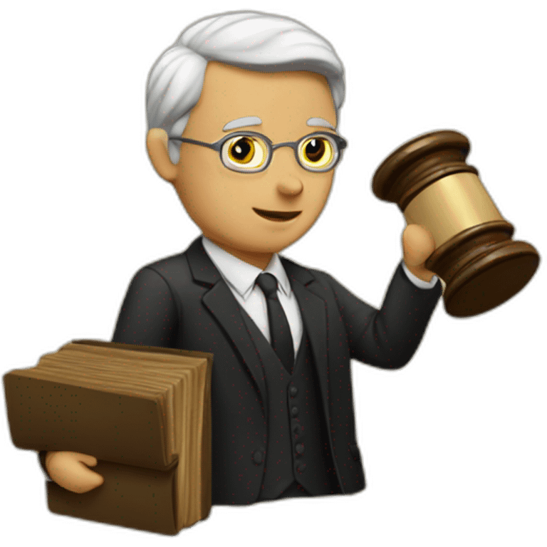 lawyer with constitution emoji