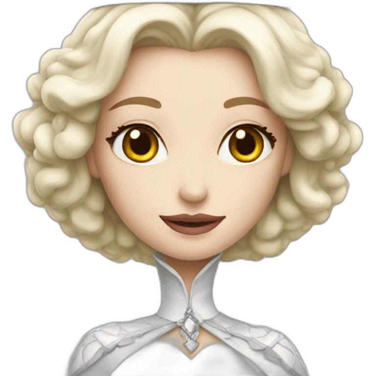 white queen emoji