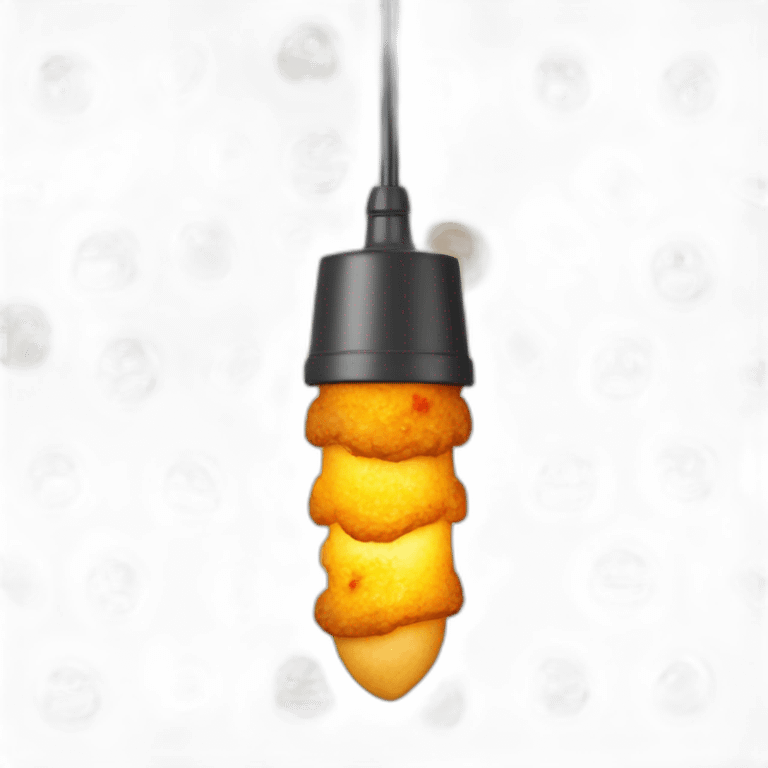 kebab qui sort d'une lampe de génie emoji