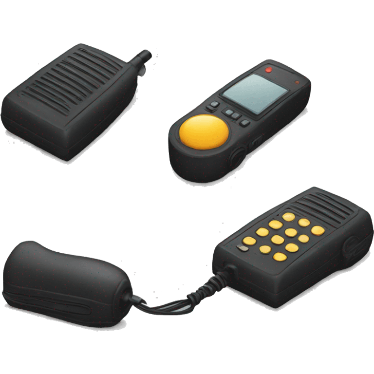 80's Walkie talkie emoji