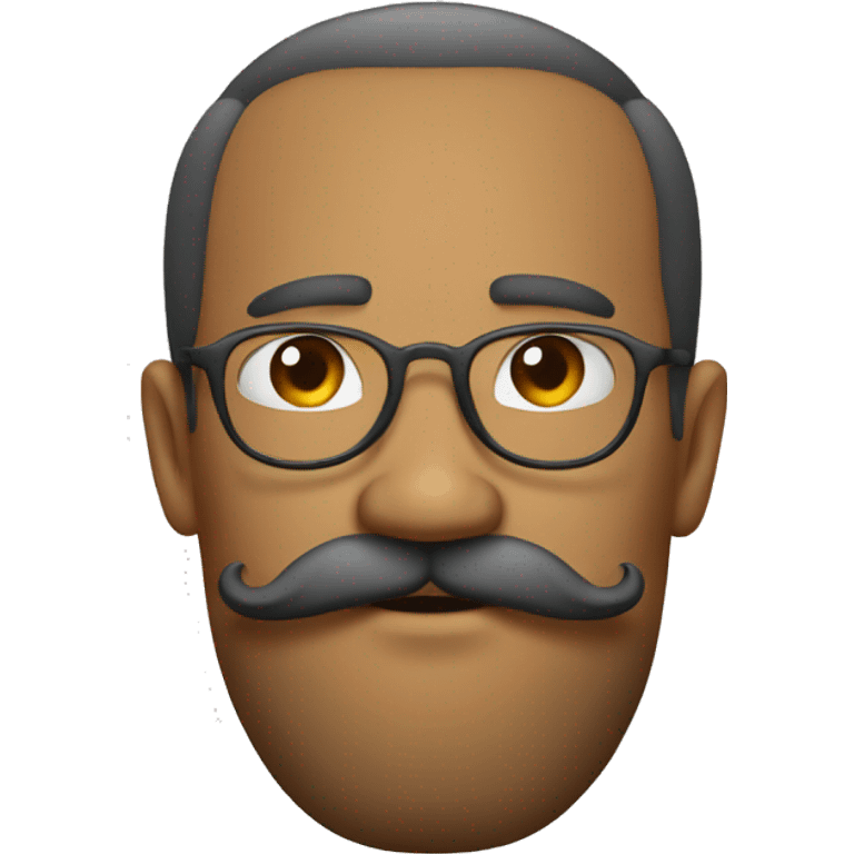 dégradé moustache basse metisse  emoji