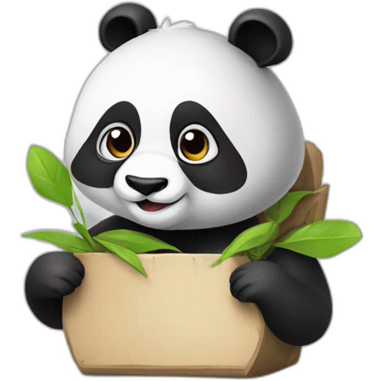 Panda con videojuegos emoji