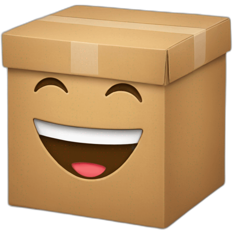 box with smile emoji