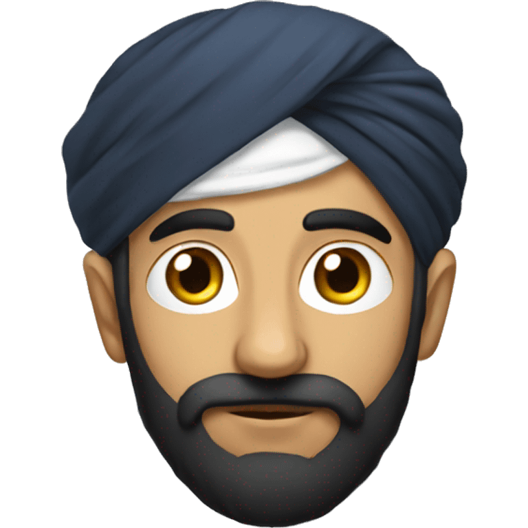 Thinking sardar with lost Girl love emoji