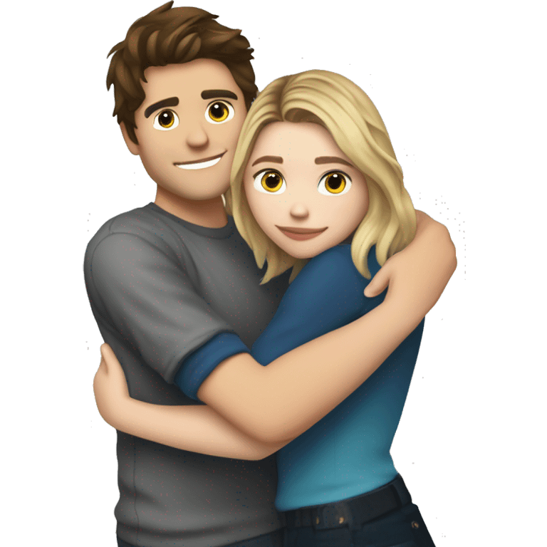 Emoji Chloe grace moretz hugging elrubiusomg emoji