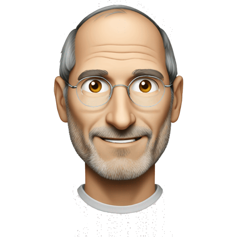 Steve jobs is happy emoji