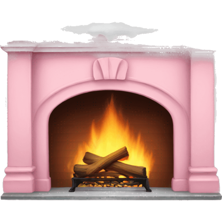 Winter Pink FirePlace emoji