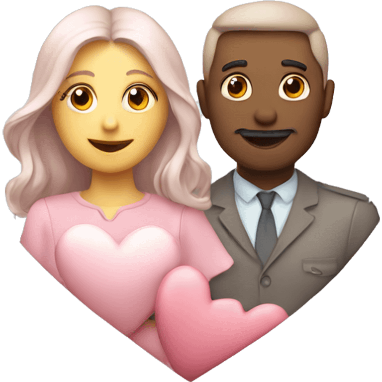 Hearts-couple-symbols-coloured-pastel-shade emoji