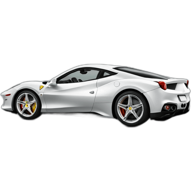 one ferrari from outside emoji