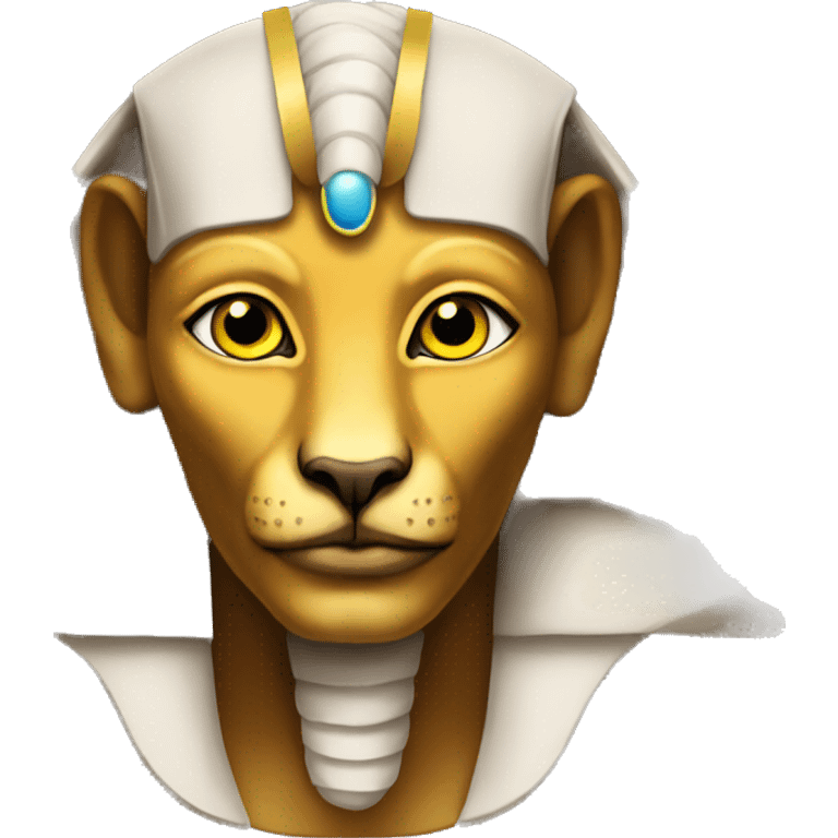 Sphinx with yellow eyes  emoji