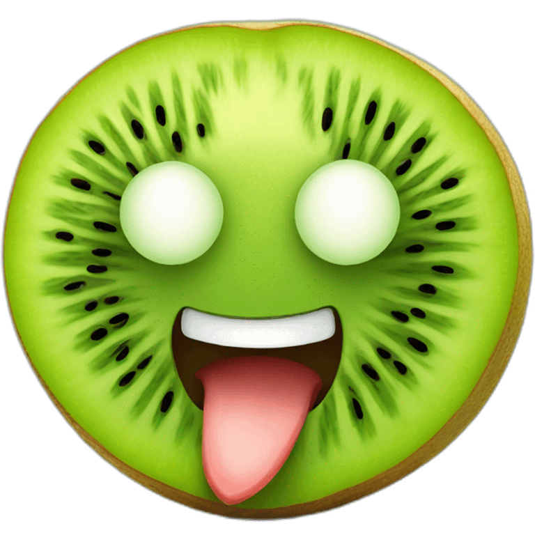 kiwi fruit smiling emoji