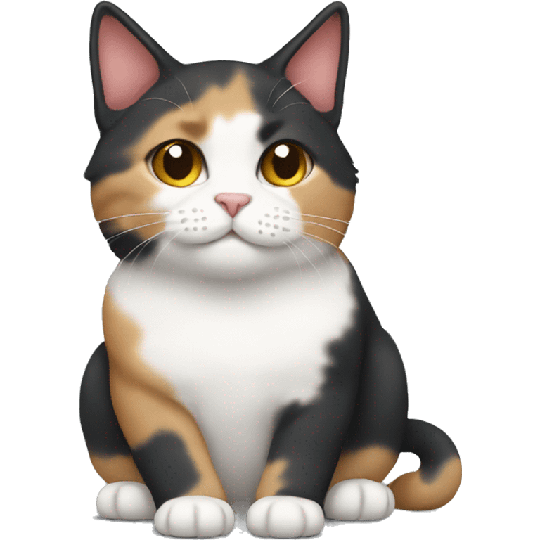 Tricolor cat  emoji