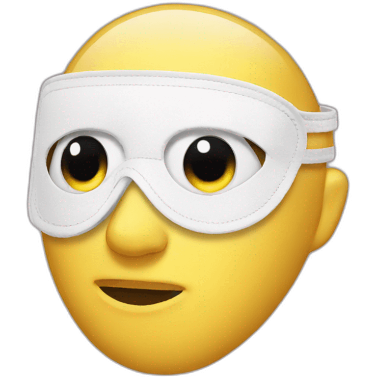 Eye sleeping mask emoji