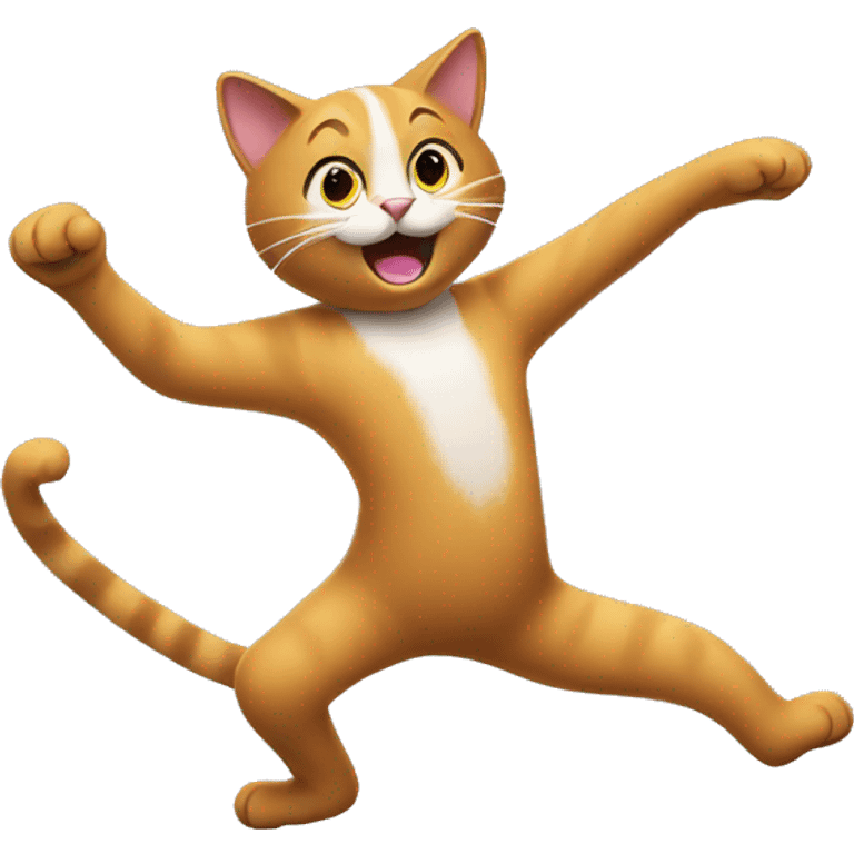 Dancing cat emoji