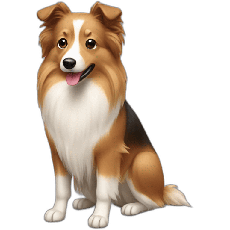 Shetland dog emoji