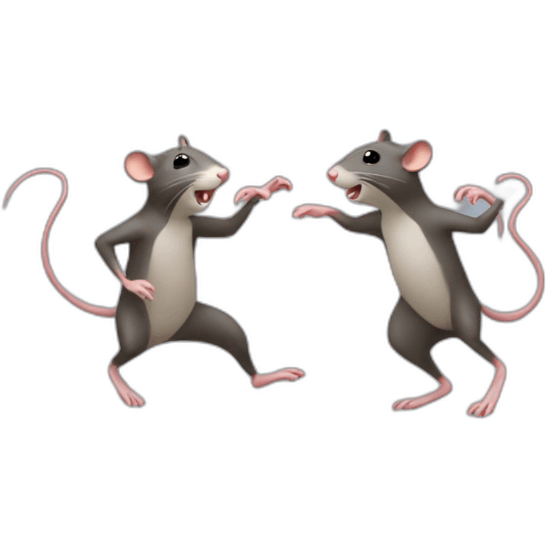 rats dancing emoji