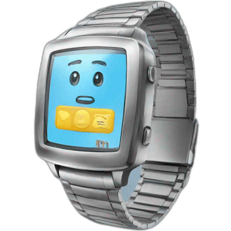 digital watch emoji