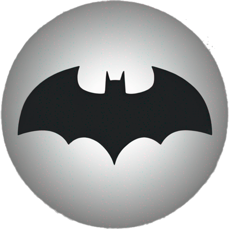 Batman logo emoji