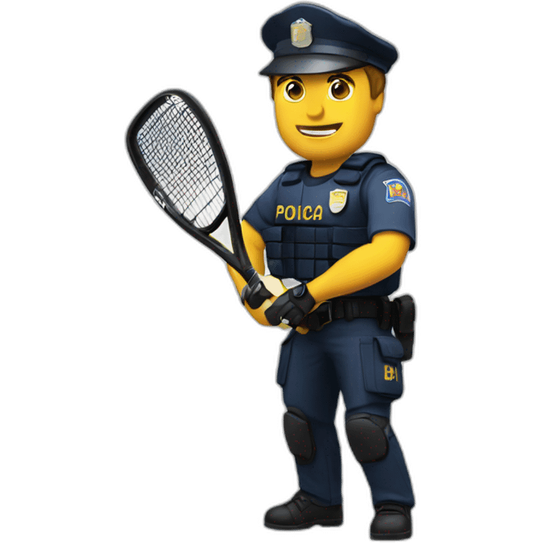 Policia padel emoji