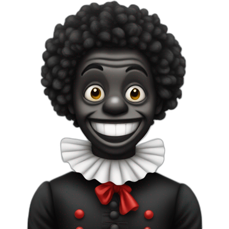 Golliwog mime emoji