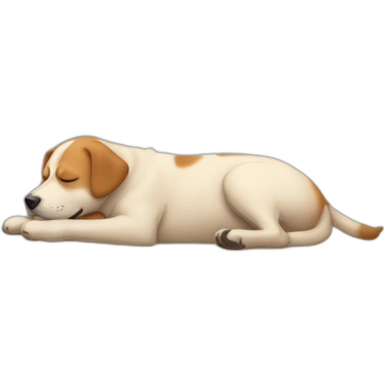 Chien qui dort emoji