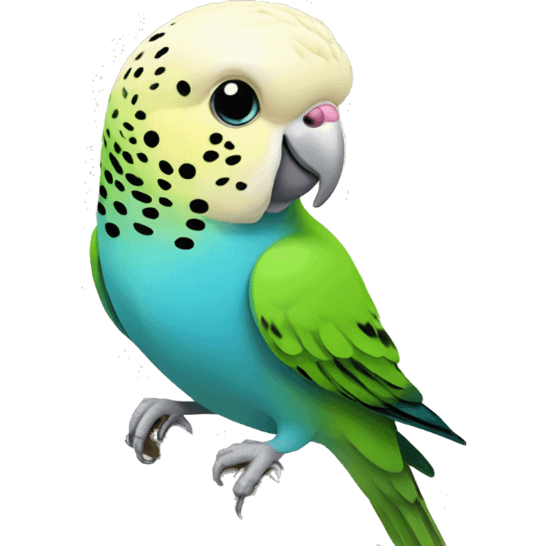 budgie eating  emoji