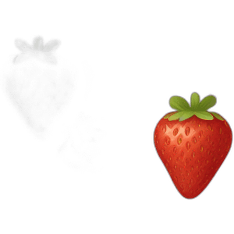 strawberry with crown emoji