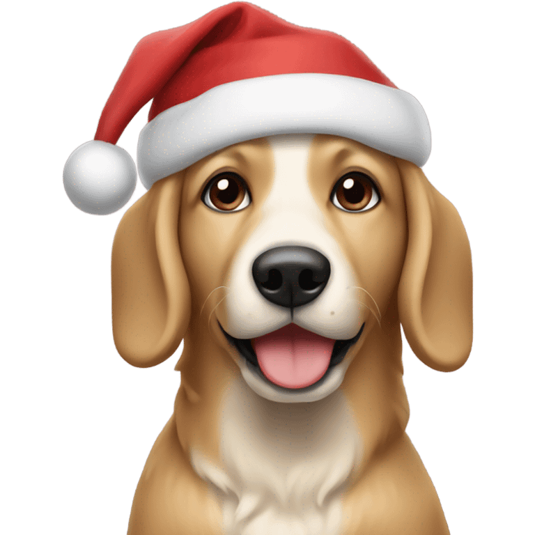 christmas dog emoji