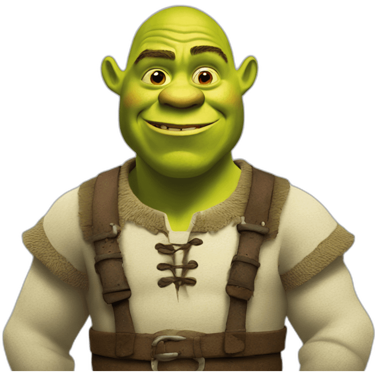 Shrek qui pete emoji