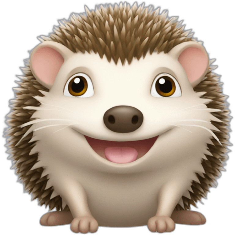 hedgehog-happy emoji