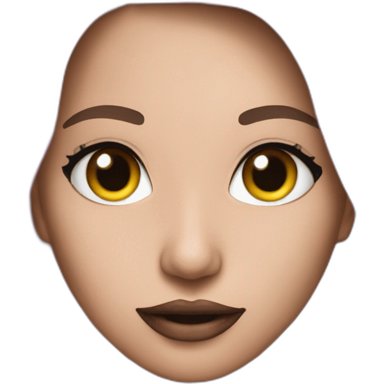 Futuristic popstar emoji