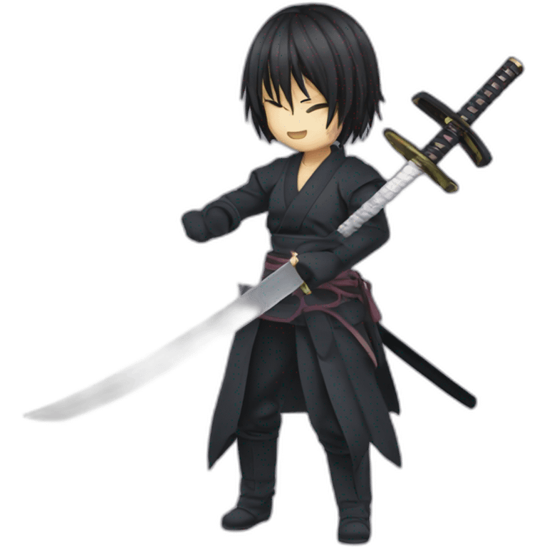 Akame from the anime killer Akame with a katana emoji