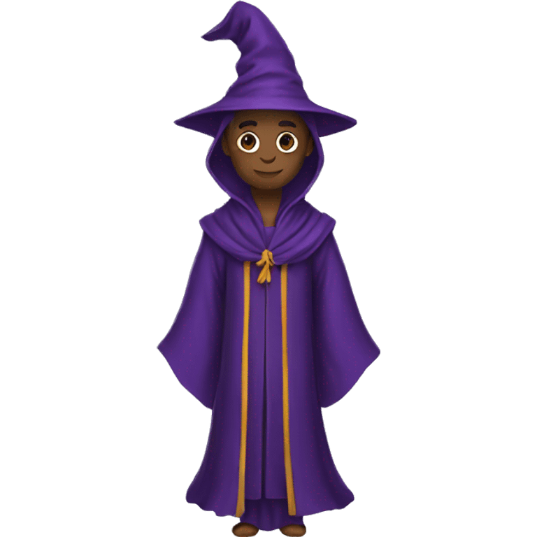 wizard robes without a hood emoji