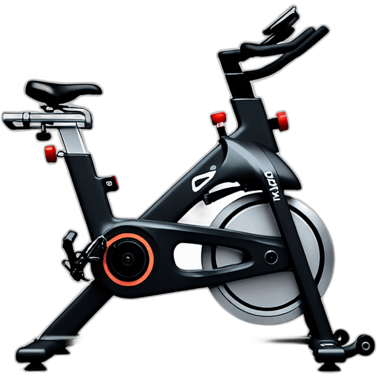 peloton stationary bike with screen emoji