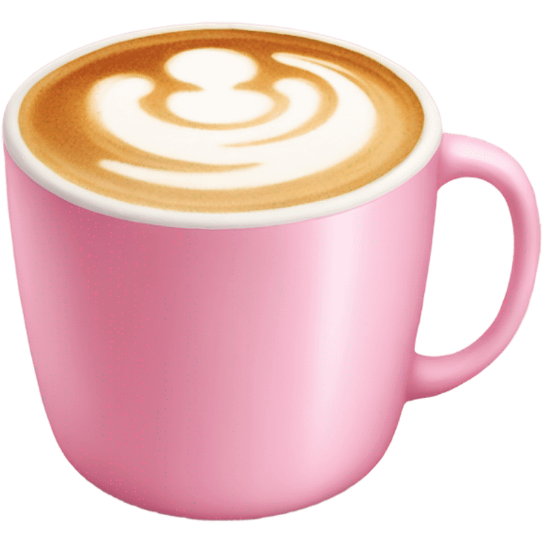 pink cup latte emoji