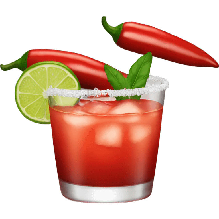 red chili margarita emoji