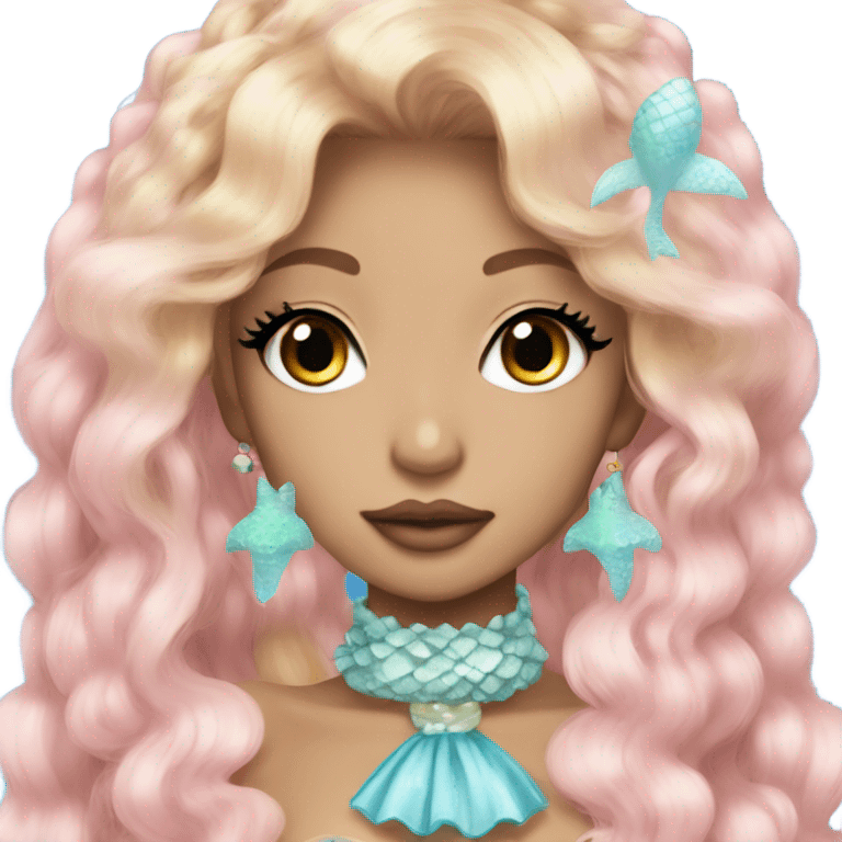 portrait hime gyaru mermaid emoji